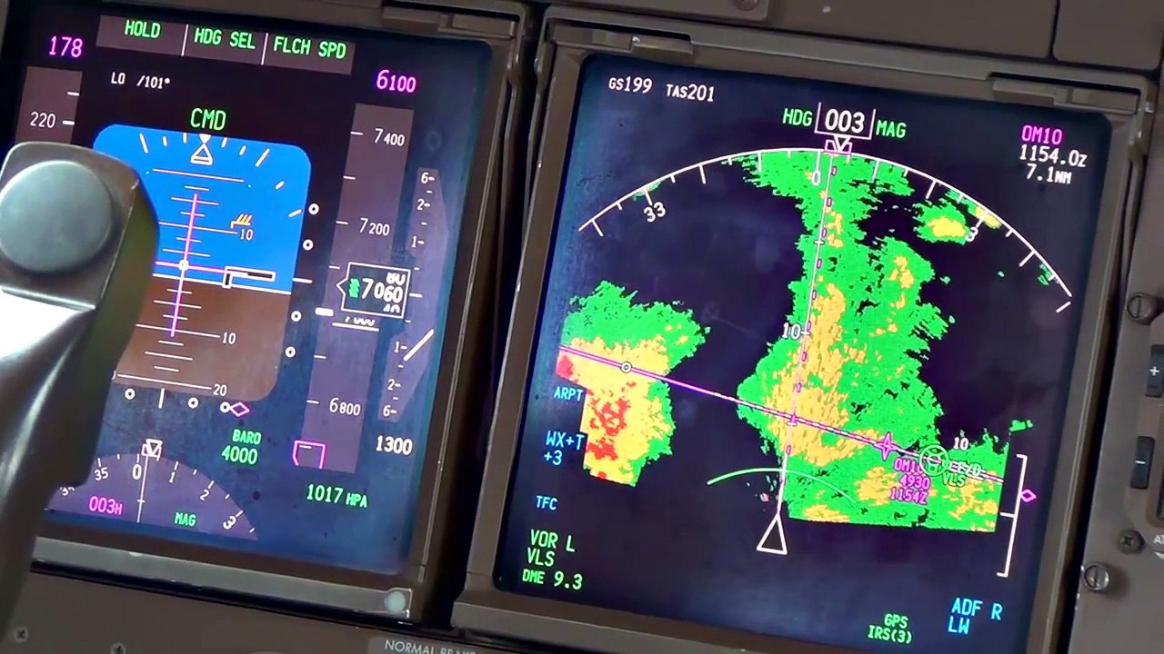 Boeing 747-400F Rainy Landing in Lusaka, Zambia - Cockpit View w/ ATC