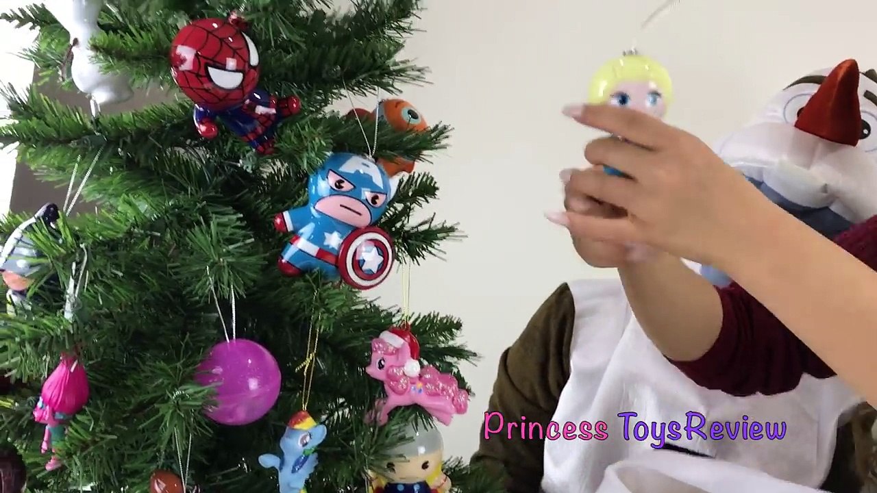 Christmas Tree Paw Patrol Peppa Pig TROLLS Shopkins My Little Pony Marvel Toys Princess ToysReview
