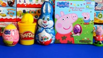 Play-doh peppa pig Easter Haul Easter kinder surprise bunny Peppa pig Eggs WOW !!!