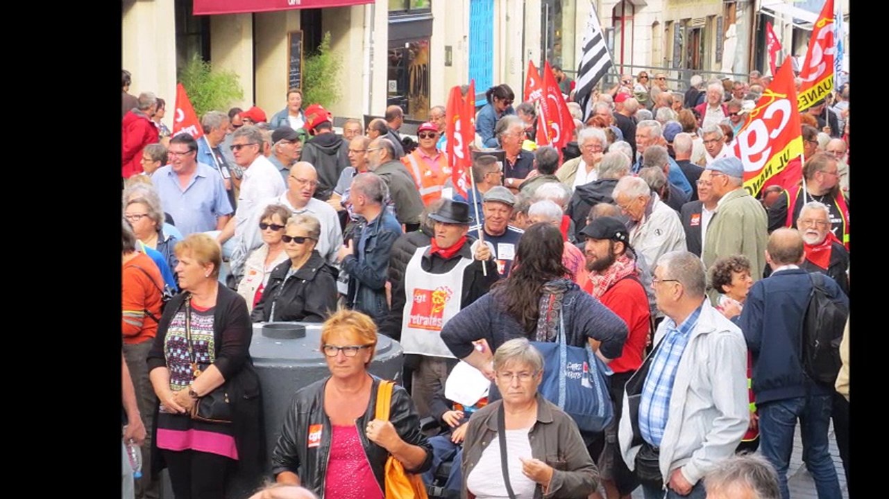 1 Les retraités en colère le 28 Septembre  2017 contre l'augmentation de la CSG