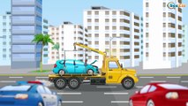 La Voiture de police et Mauvaises Voitures Vidéo Éducative Voitures de construction Pour Enfants