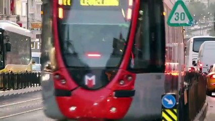 Tramvay Yolunda İlginç Görüntüler