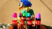 Learn colors with Coca Cola Mentos Bath Experiment for kids - Shrek fun toddlers video