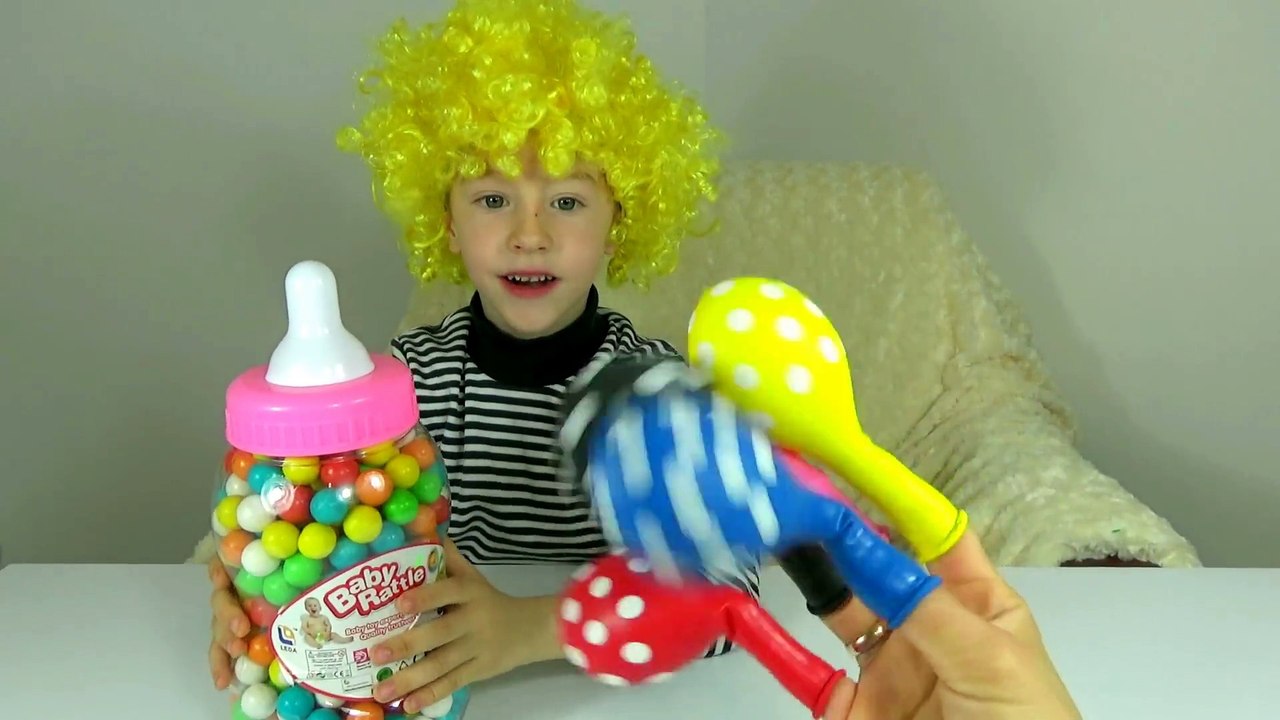 JOHNY JOHNY Yes Papa Song Baby Bottle Gum Balls Learn colors Simple Songs for Children