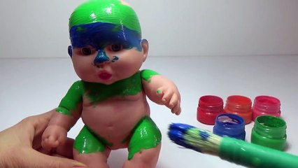 Bad Baby Doll Finger Family Balloons Song for Learning Colors Baby Songs Nursery Rhymes for Kids