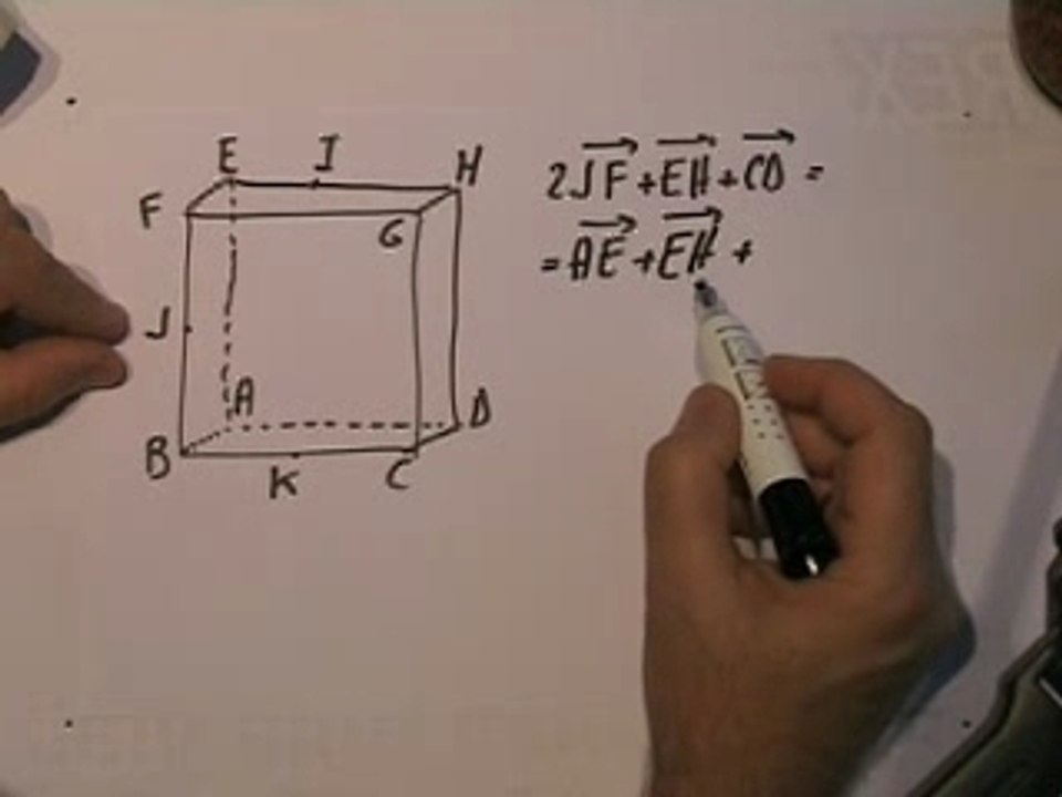 4. Chasles et autres...dans un cube