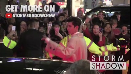 Kris Wu drives the crowd crazy at the 2017 Burberry fashion show in London