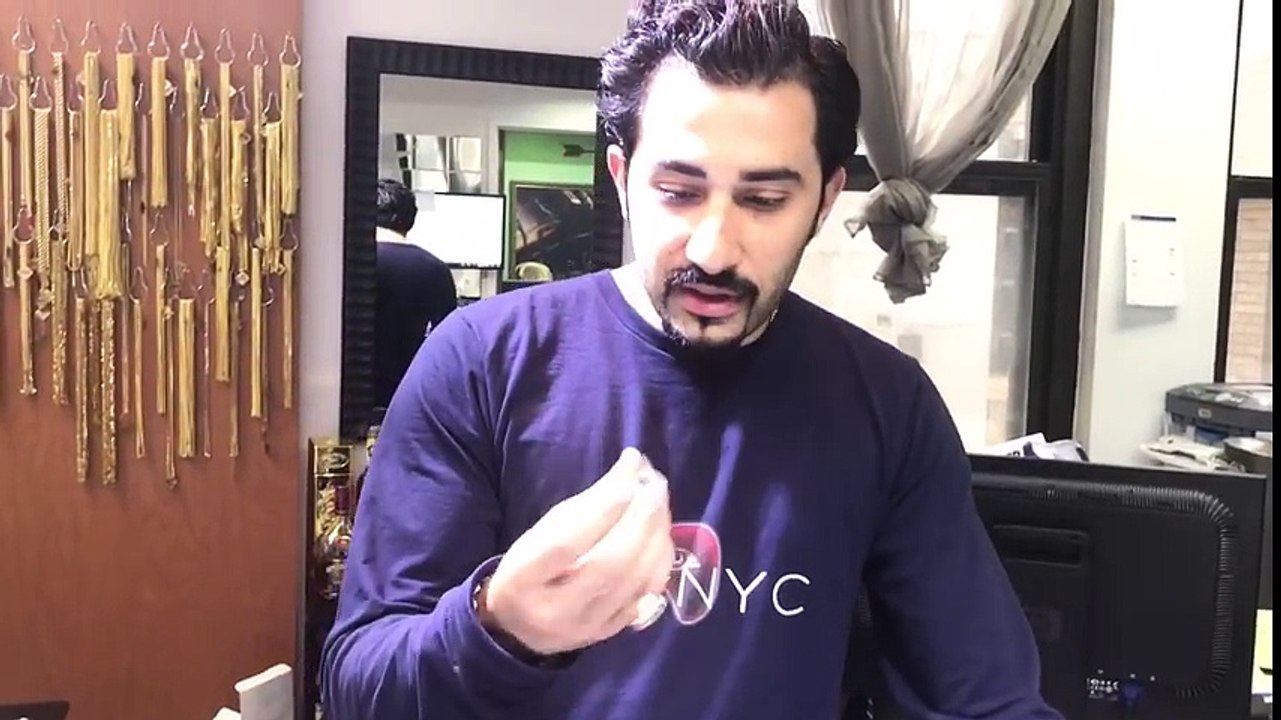 Mens Godfather Garnet Ring & Heavy Silver Diamond Ring