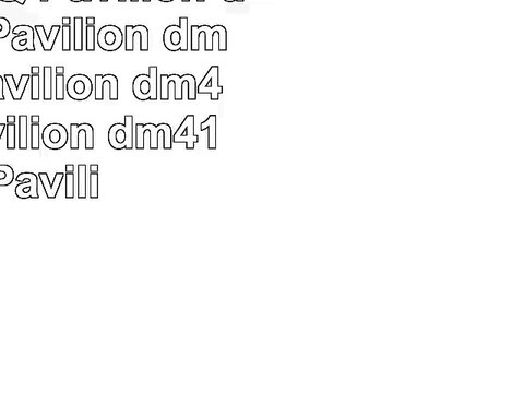 HP COMPAQ Pavilion dm41173cl Pavilion dm41180ef Pavilion dm41180sf Pavilion dm41200