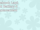 Toshiba Satellite M105S322 Notebook  LaptopNotebook Battery  4400Mah Replacement