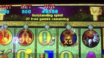 **EPIC X3 X5 TRIGGER JACKPOT** POMPEII SLOT MACHINE MAX BET