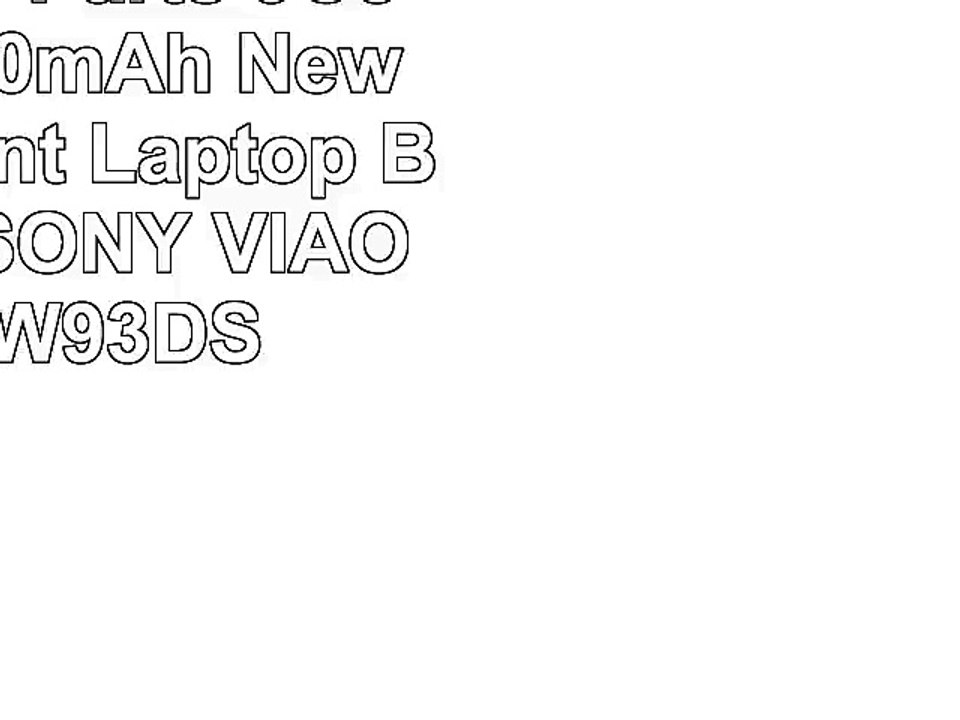 Bay Valley Parts 9Cell 111V 7800mAh New Replacement Laptop Battery for SONY VIAO