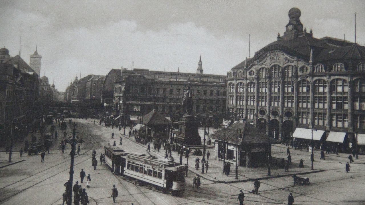 Berlin-Alexanderplatz um 1900
