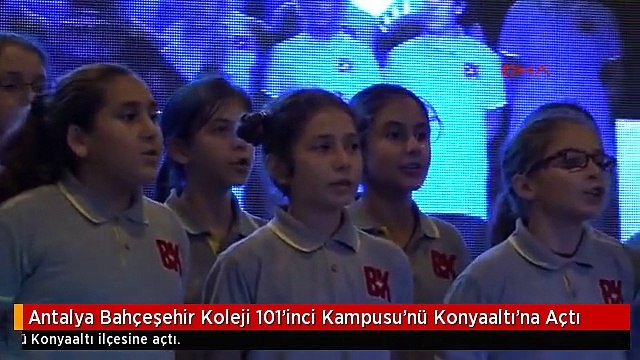 Antalya Bahçeşehir Koleji 101'inci Kampusu'nü Konyaaltı'na Açtı