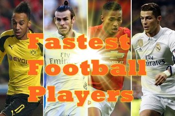 Top 10 Fastest Football Players ● New Updated