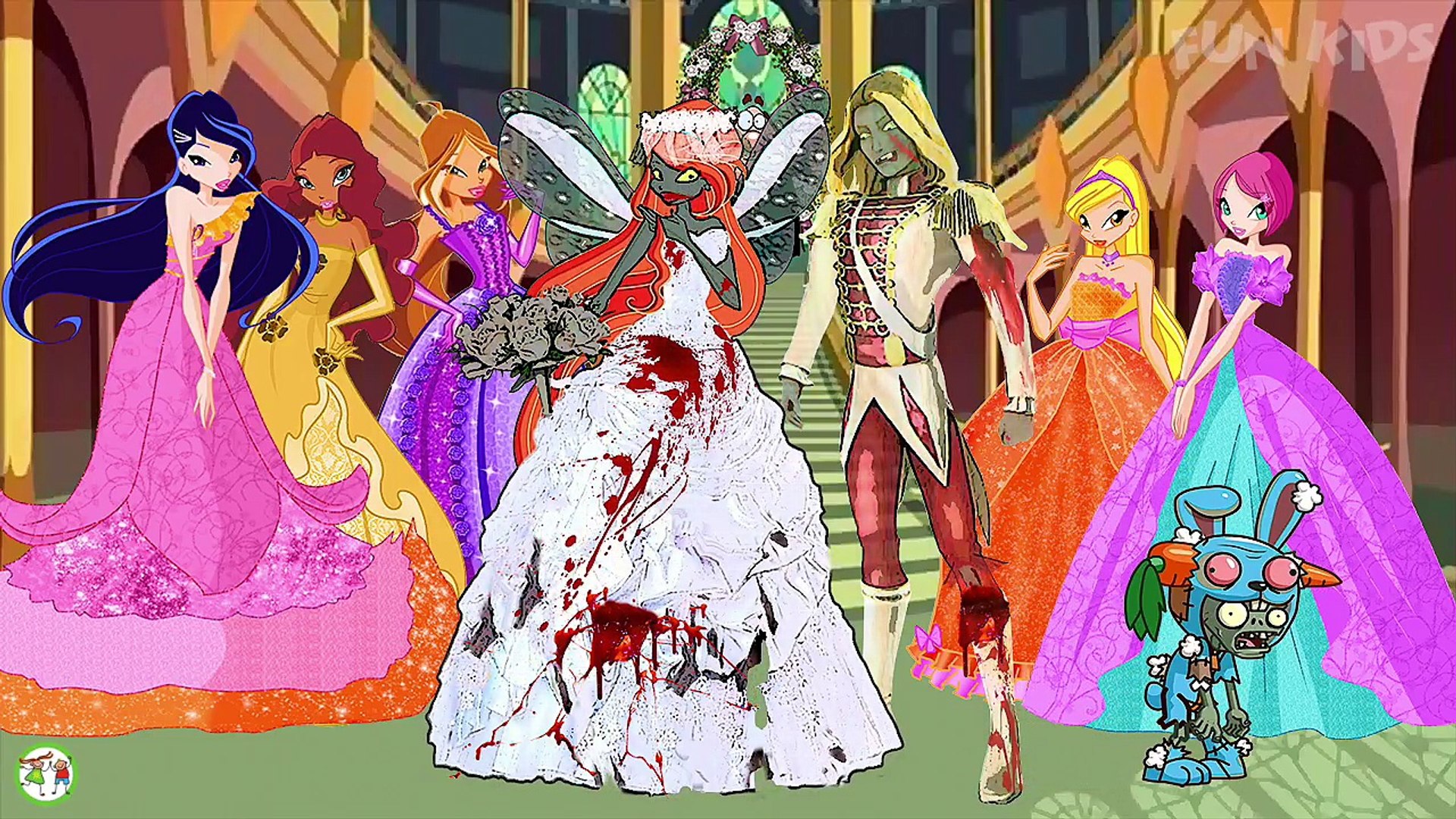 Winx Club Love Story Fan Animation Cartoon Zombie Apocalypse Bloom