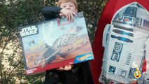 GIANT EGG SURPRISE OPENING Star Wars The Force Awakens Toys Kids Video