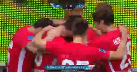Jens Martin Gammelby Goal HD - Silkeborg 1-0 Nordsjaelland 01.10.2017