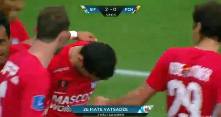 Mate Vatsadze Goal HD - Silkeborg 2-0 Nordsjaelland 01.10.2017