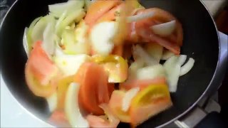 Salmon Baked with Tomatoes, Onions and Mayonnaise - Lutong Pinoy