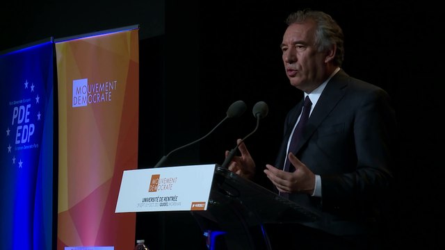 François Bayrou, discours de clôture - UR2017