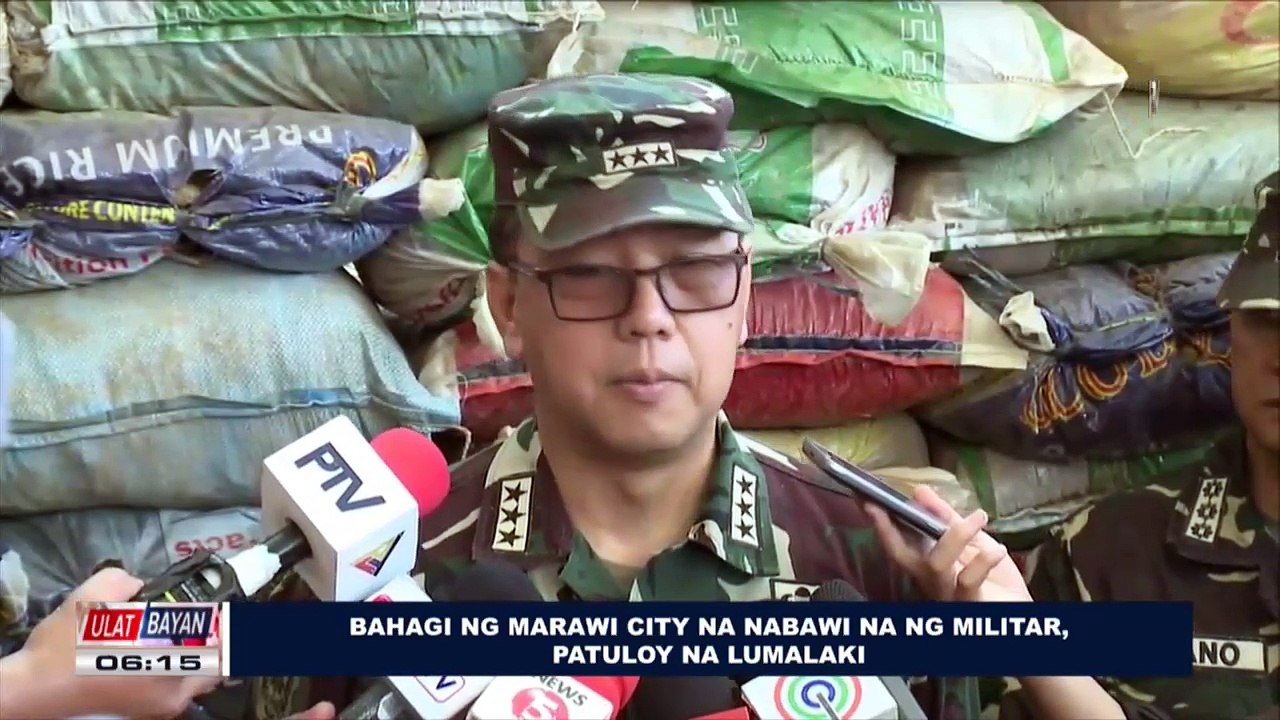 Bahagi ng Marawi City na nabawi na ng militar, patuloy na lumalaki