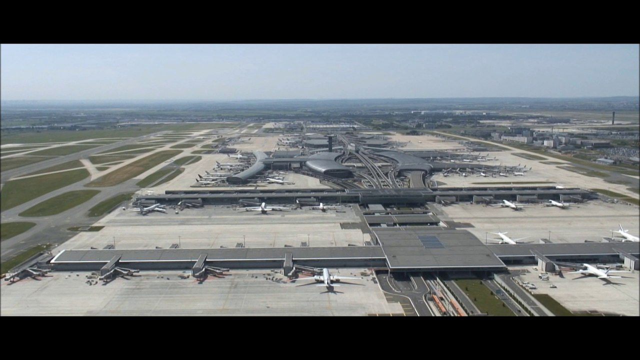 AIRPORT Roissy Charles de Gaulle Paris aerial
