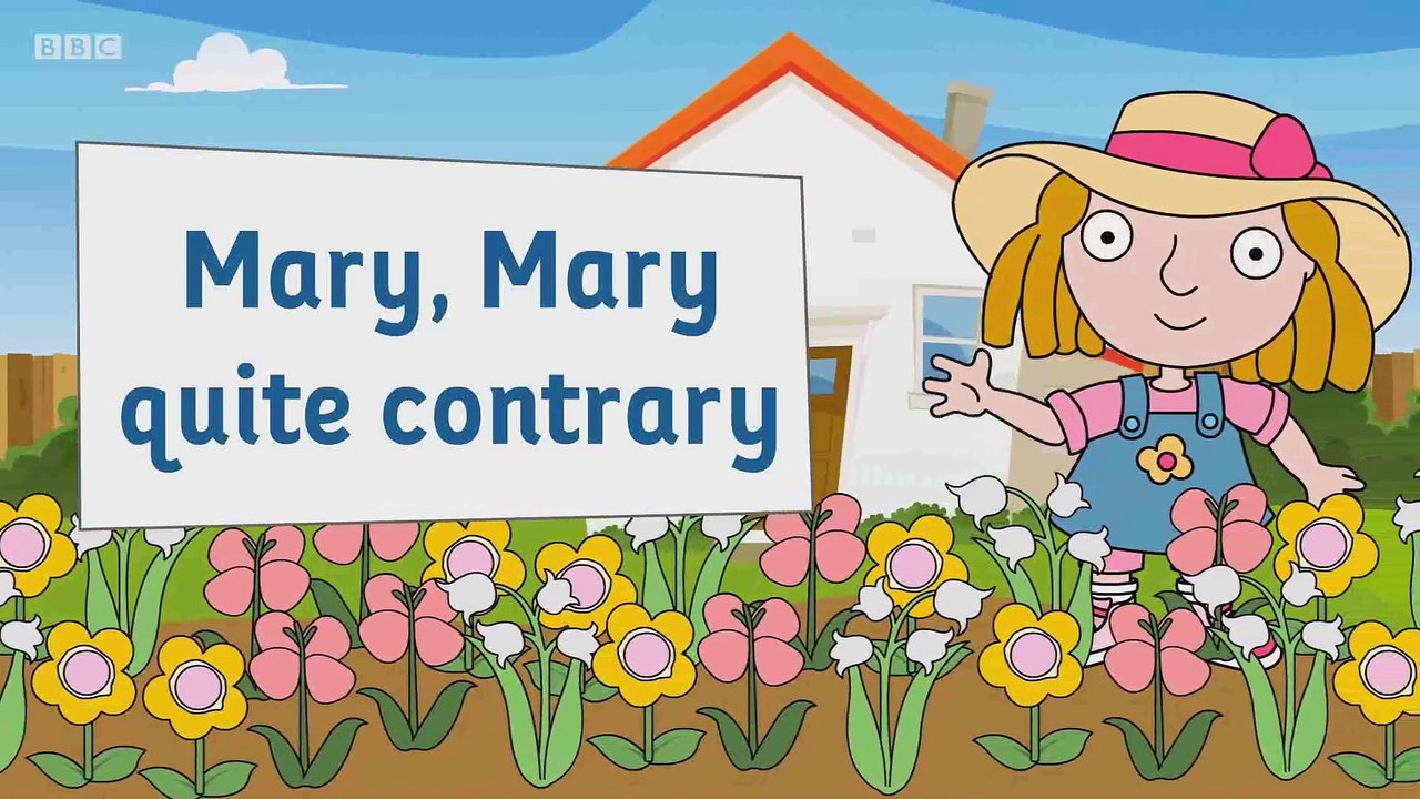Mary, Mary Quite Contrary Nursery Rhymes with Full Lyrics Video
