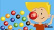 Learn Colors with Baby M&M's Candy for Children Song Finger Family Nursery Rhymes for kids Colours