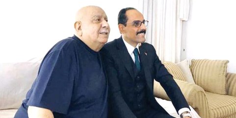 İbrahim Kalın'dan Arif Sağ'a Geçmiş Olsun Ziyareti