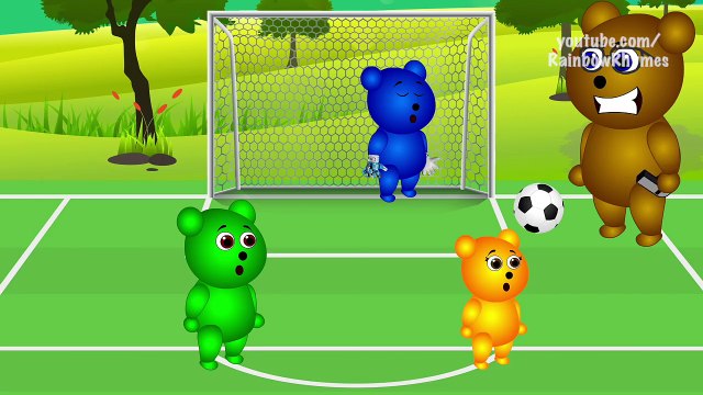 Mega Gummy Bear Color Tongue Ice Cream Funny Cartoon Finger Family Nursery Rhymes