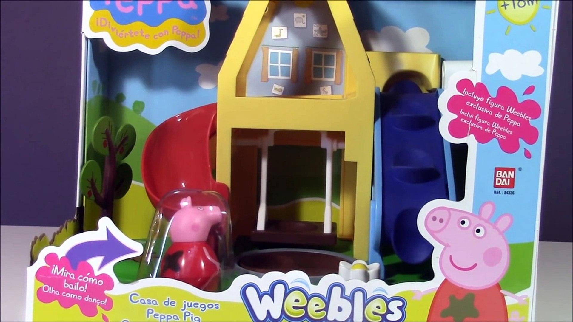 Casa de juegos de Peppa Pig - Juguetes de Peppa Pig - Peppa Pig Weebles  Wind & Wobble Playhouse - video Dailymotion