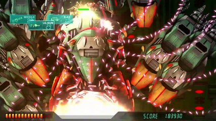 Assault suit leynos-Hard-Arcade mode-Final boss   ending