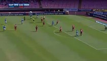 Napoli 1 - 0  Cagliari Marek Hamsik Goal 4' minuto 01-09-2017