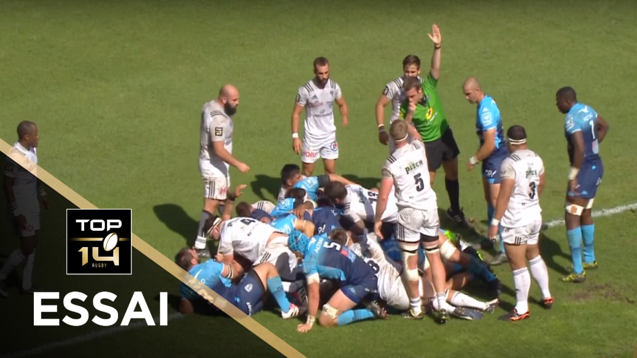 TOP 14 - Essai Bismarck DU PLESSIS 1 (MHR) - Montpellier - Brive - J6 - Saison 2017/2018