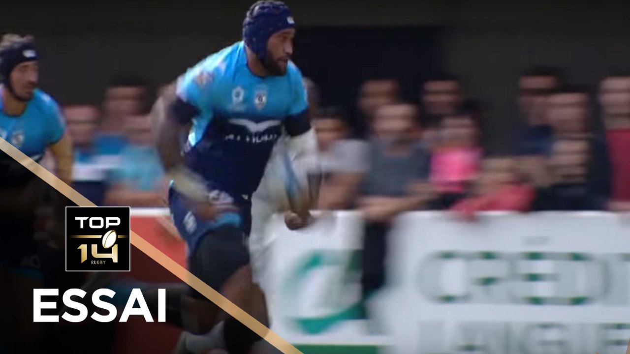 TOP 14 - Essai Nemani NADOLO 2 (MHR) - Montpellier - Brive - J6 - Saison 2017/2018