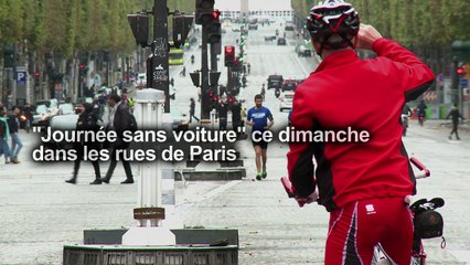 Un dimanche entièrement sans voitures à Paris