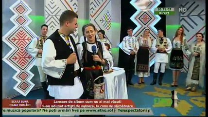 Geanina Gavrila - Umbla dorul ca nebun (Seara buna, dragi romani! - ETNO TV - 19.04.2016)