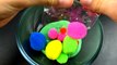 Slime mixing with Pom Poms | Oddly Satisfying Slime ASMR Video