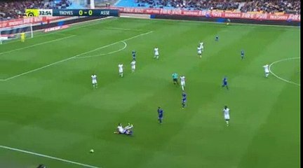 Troyes 1  - 0  St Etienne 01/10/2017 Bryan Pele Great Goal 41' HD Full Screen .