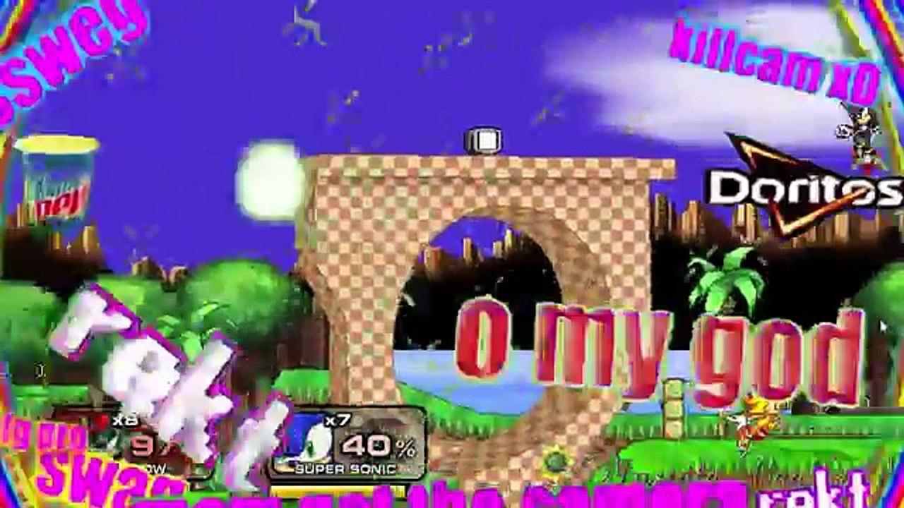 Super Smash Flash 2 - Sonic VS Shadow MLG! EPIC! MOD! [HD]