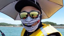 갑오징어 낚시 고구마 사이즈 시즌 시작~ !!! (쭈꾸미 보팅 낚시) Sepia cuttlefish & Webfoot octopus Boat Fishing