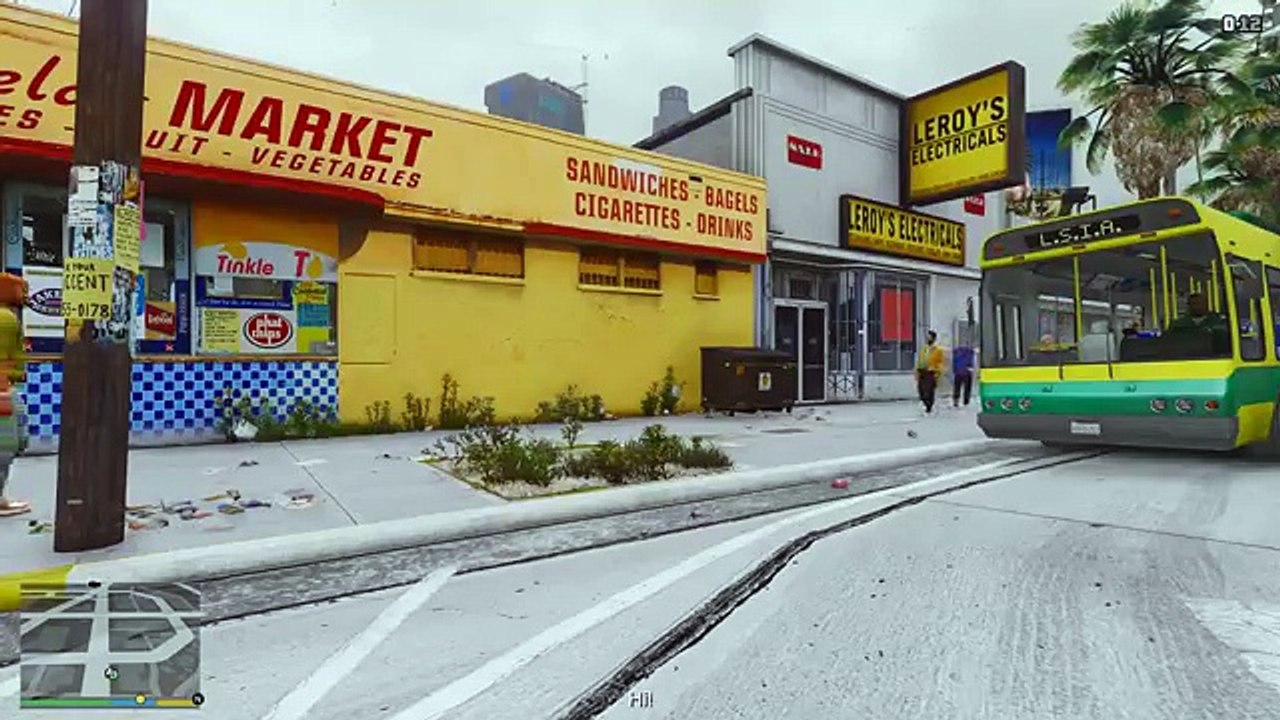 GTA 5 REAL LIFE MOD#63-CITY BUS DRIVER JOB GONE WRONG!