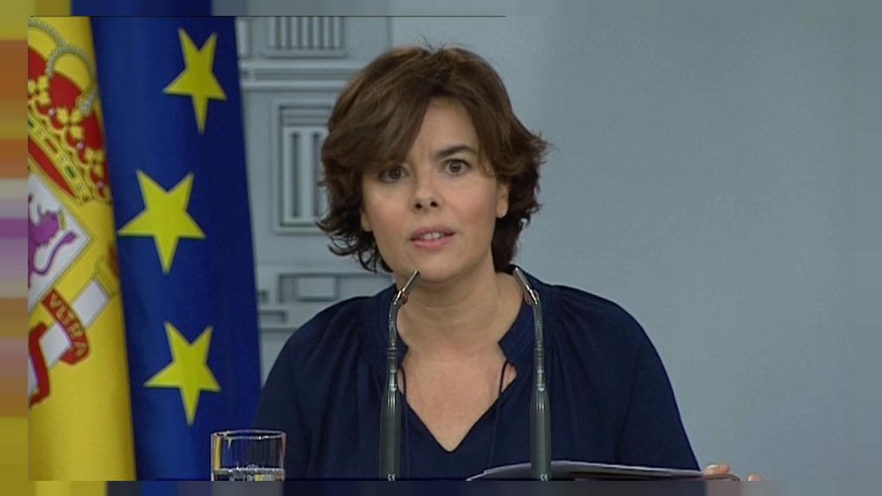Soraya Sáenz de Santamaria: Nem történt népszavazás. Ami van, az nem az.