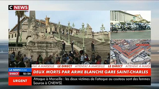 Marseille : Une femme égorgée et une autre poignardée après une attaque au couteau Gare Saint Charles - L'assaillant aba