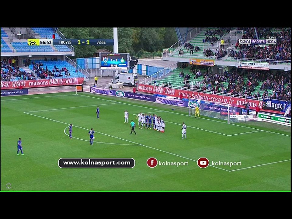 Troyes 2 - 1 Saint-Etienne # Amazing Free-Kick Khaoui