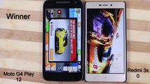 Redmi 3s Prime vs Moto G4 Play Speed Test, benchmark scores (Moto G4 Play vs Redmi 3s Prime)