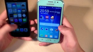 Сравнение Samsung Galaxy J1 Ace VS iPhone 5
