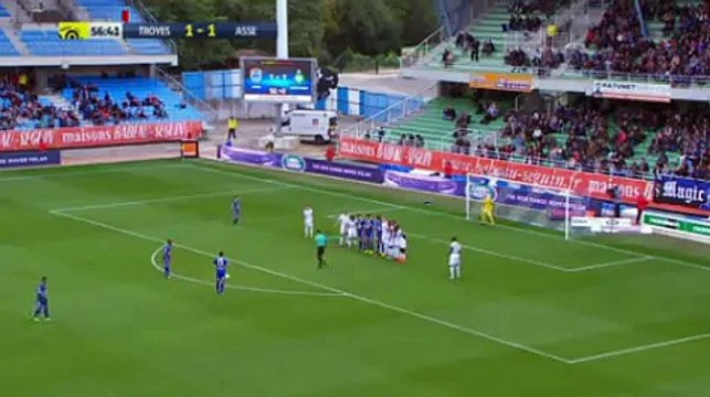 Troyes 2 - 1 St Etienne 01/10/2017 Saif-Eddine Khaoui Great Goal 58' HD Full Screen .
