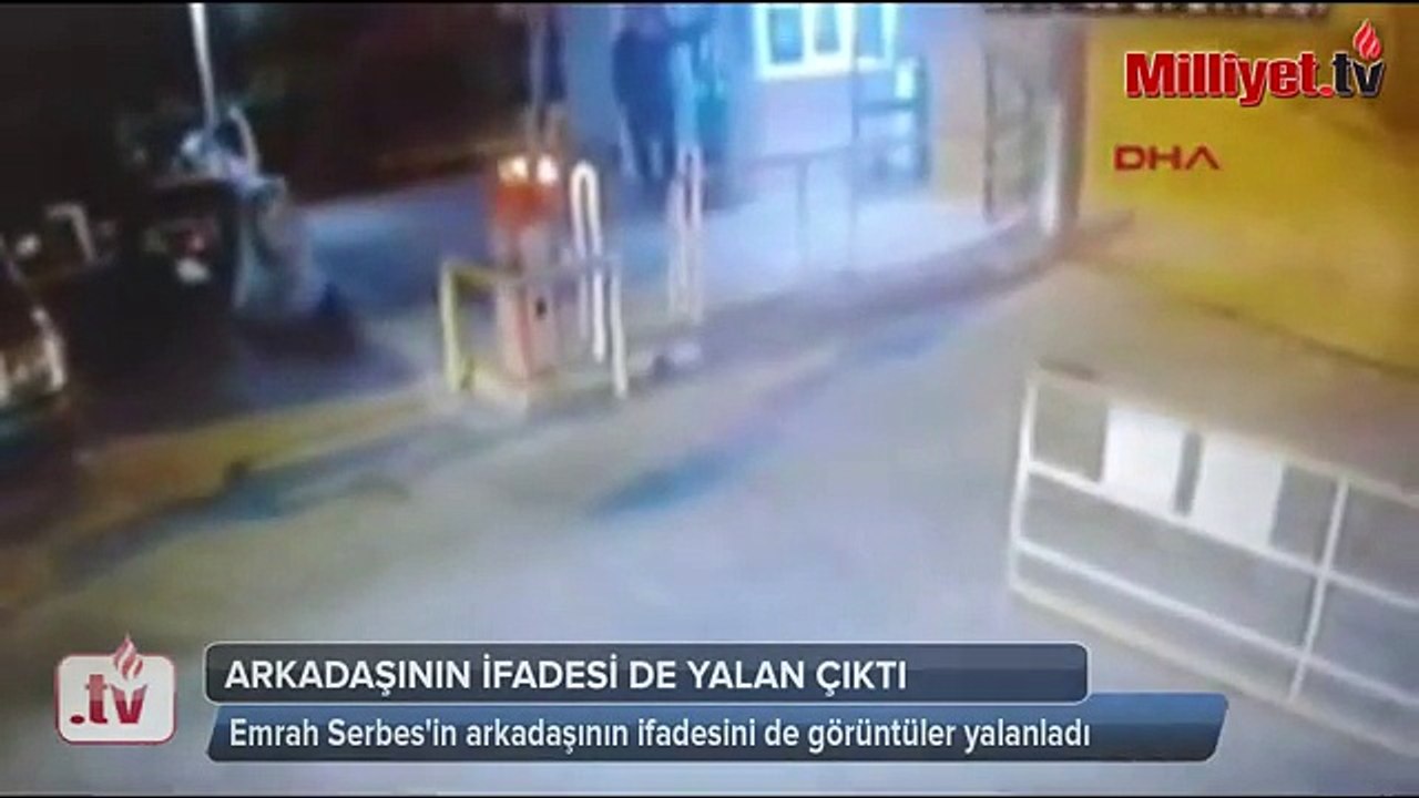 Emrah Serbes'in itiraf ettiği kazaya ilişkin yeni görüntüler...